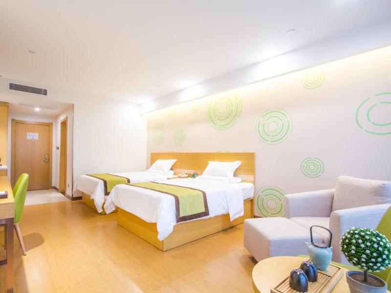 Greentree Inn Wuxi Huishan District Yangshan Town Jiayang Life Plaza Business Hotel Цзясин Экстерьер фото